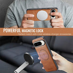 2- In 1 Magnetic Detachable Google Pixel Leather Wallet Case