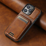 2 In 1 Magnetic Detachable iPhone Leather Wallet Case