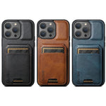 2 In 1 Magnetic Detachable iPhone Leather Wallet Case