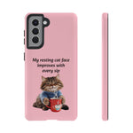 Custom Cat Print Samsung Dual Layer Protective Case