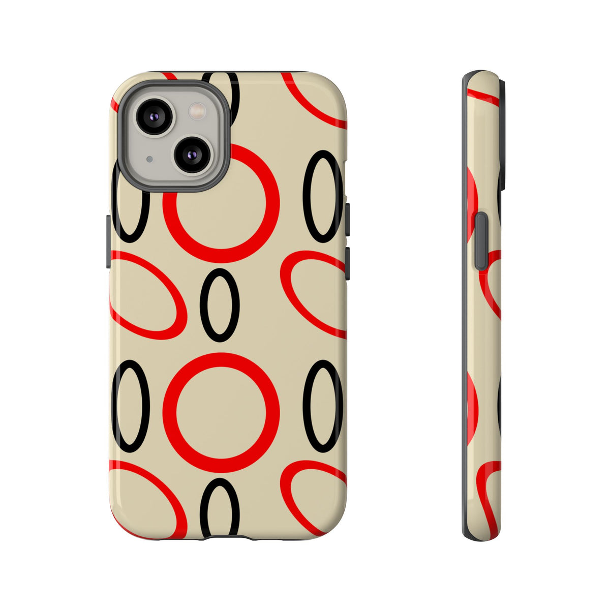 Custom Circle Print iPhone Case