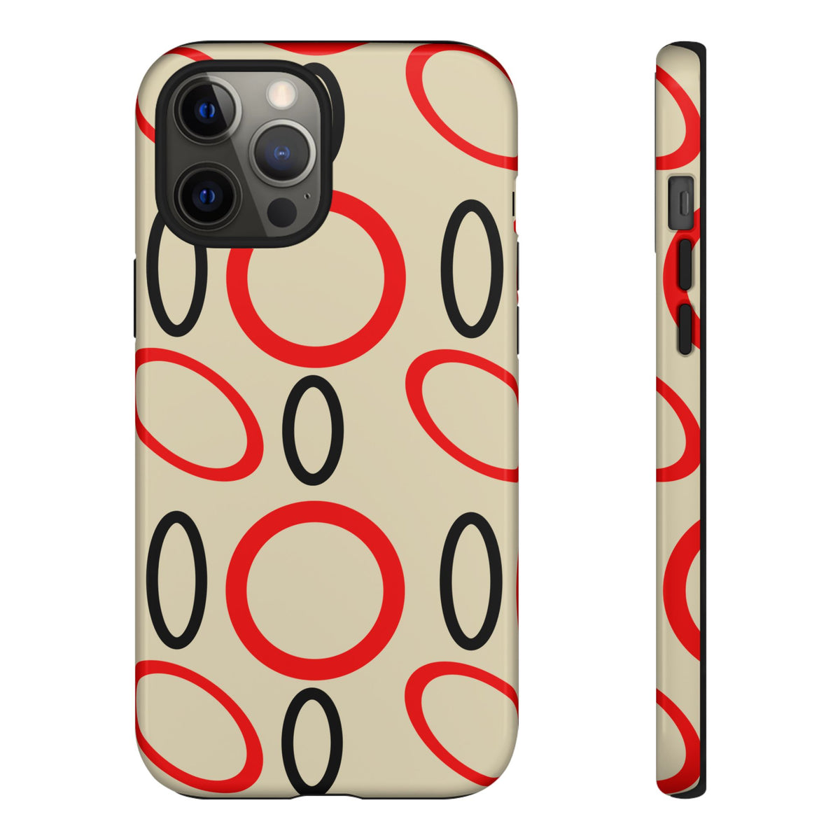 Custom Circle Print iPhone Case