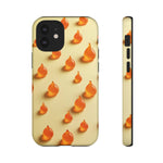 Custom Printed Orange Drops iPhone Case