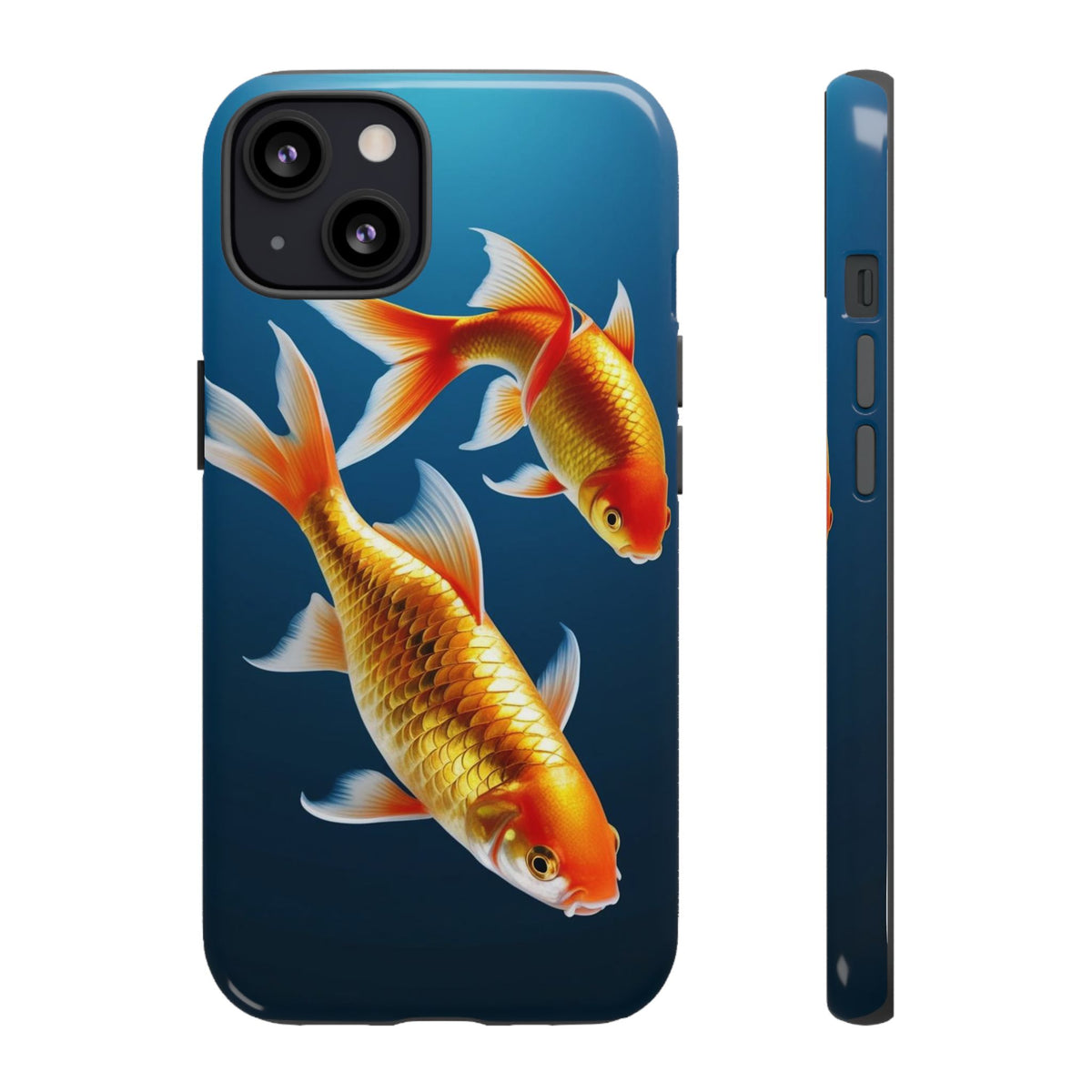 Custom Printed Gold Fish iPhone Case