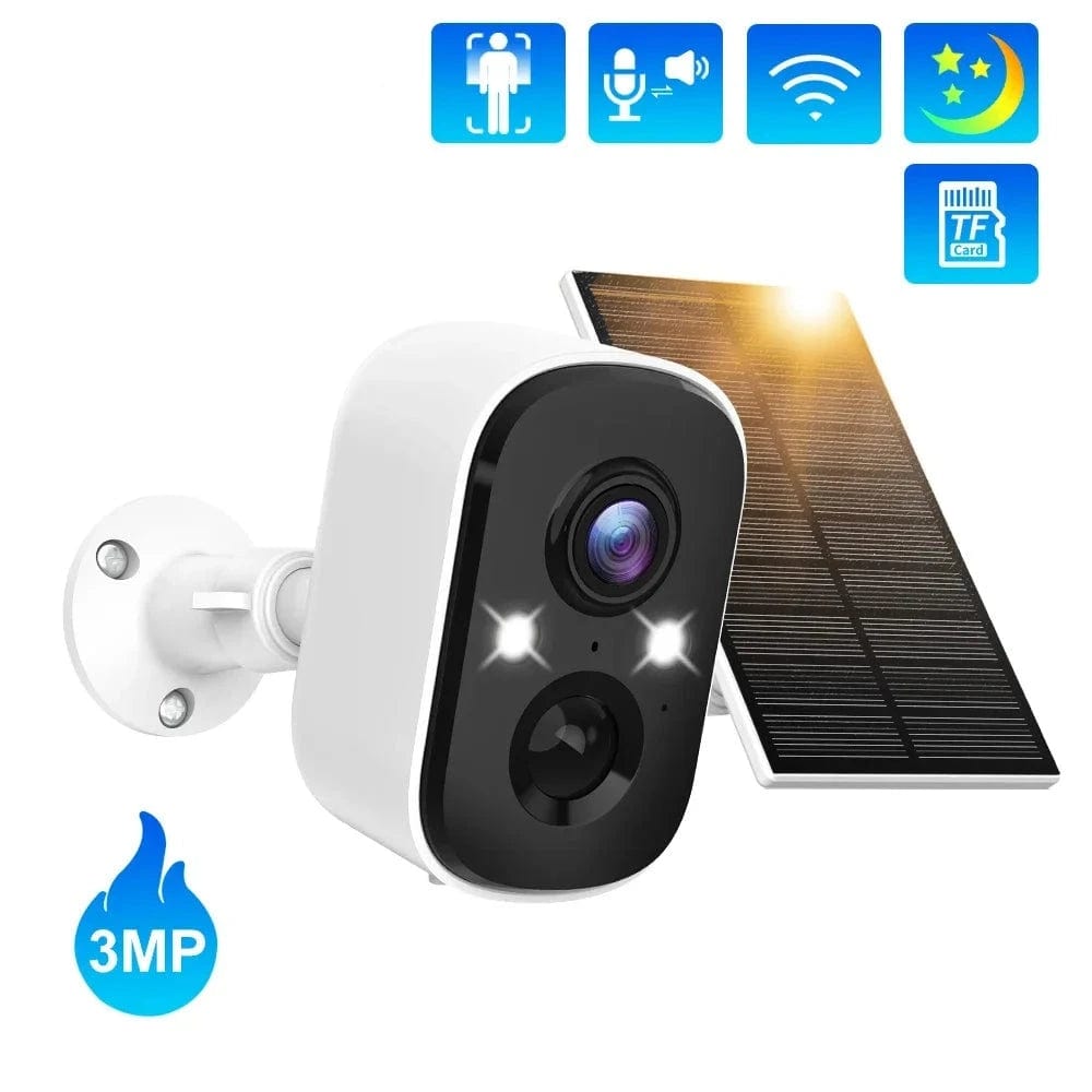 3MP Solar Security Wireless Camera For Home | Dual Detection Technology