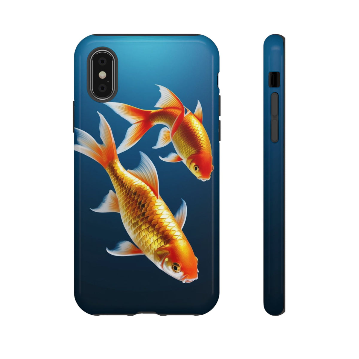 Custom Printed Gold Fish iPhone Case