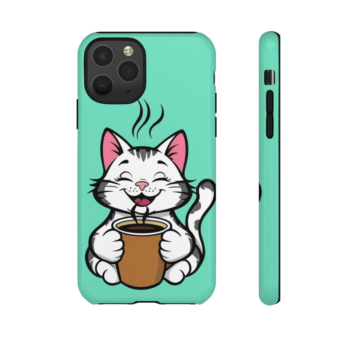 Custom Printed Cat iPhone Protective Case