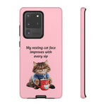 Custom Cat Print Samsung Dual Layer Protective Case