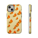 Custom Printed Orange Drops iPhone Case