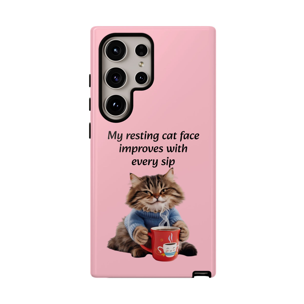 Custom Cat Print Samsung Dual Layer Protective Case