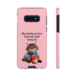 Custom Cat Print Samsung Dual Layer Protective Case