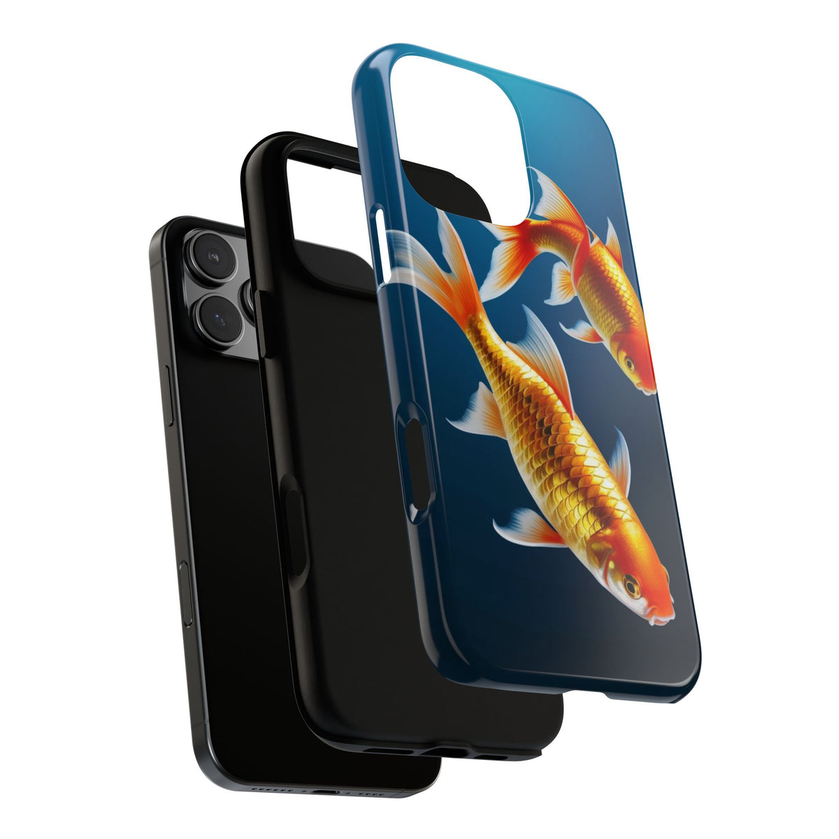 Custom Printed Gold Fish iPhone Case