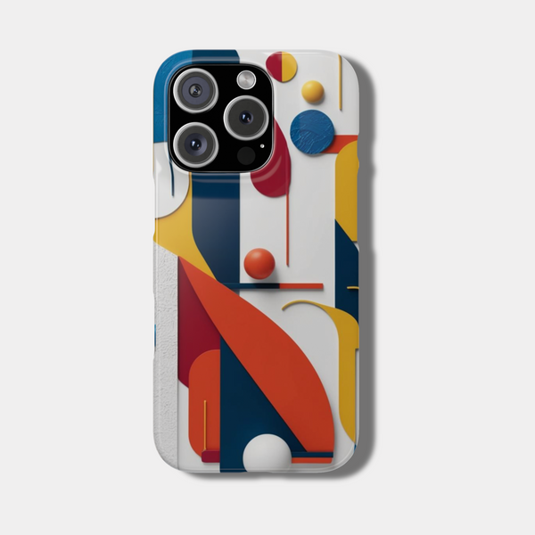 Custom Print Modern Geometric iPhone Shockproof Slim Case