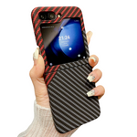 Carbon Fiber Samsung Z Flip Shockproof Protective Case