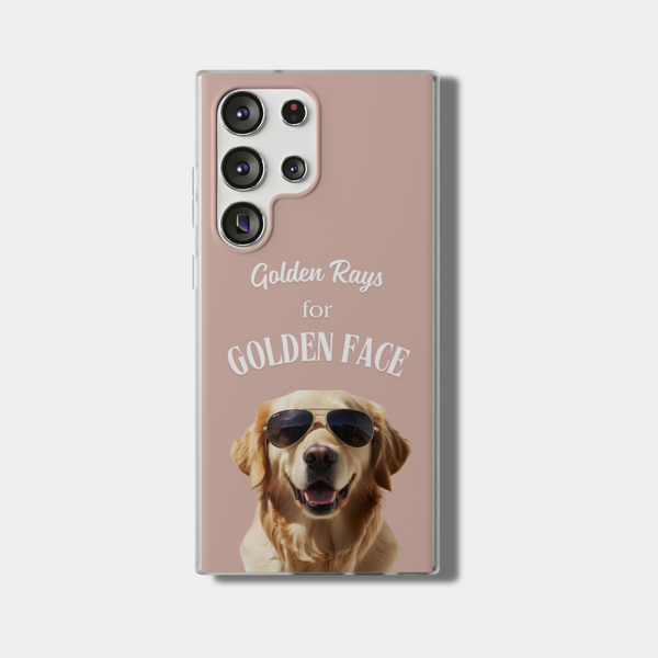 Custom Print Golden Retriever Samsung Galaxy Phone Case