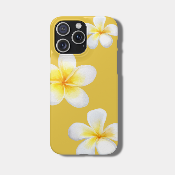 Custom Print Floral Slim iPhone Case