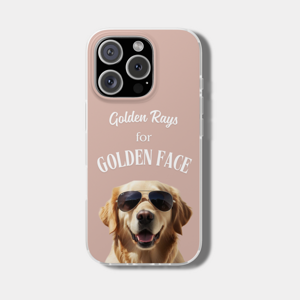 Custom Print Golden Retriever iPhone Case