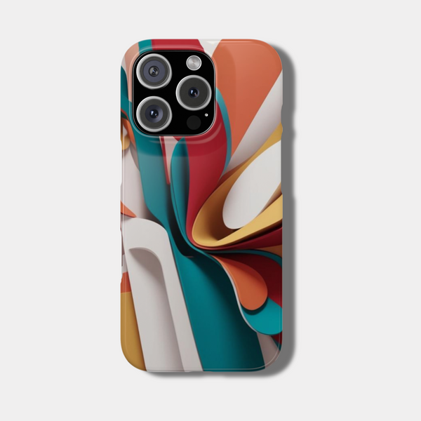 Custom Print Abstract Art Slim iPhone Case