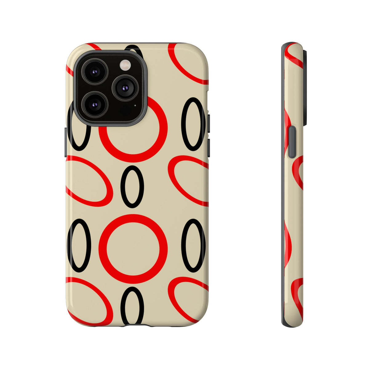 Custom Circle Print iPhone Case