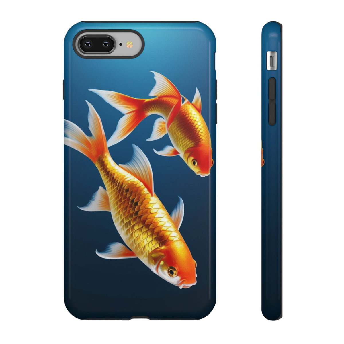 Custom Printed Gold Fish iPhone Case