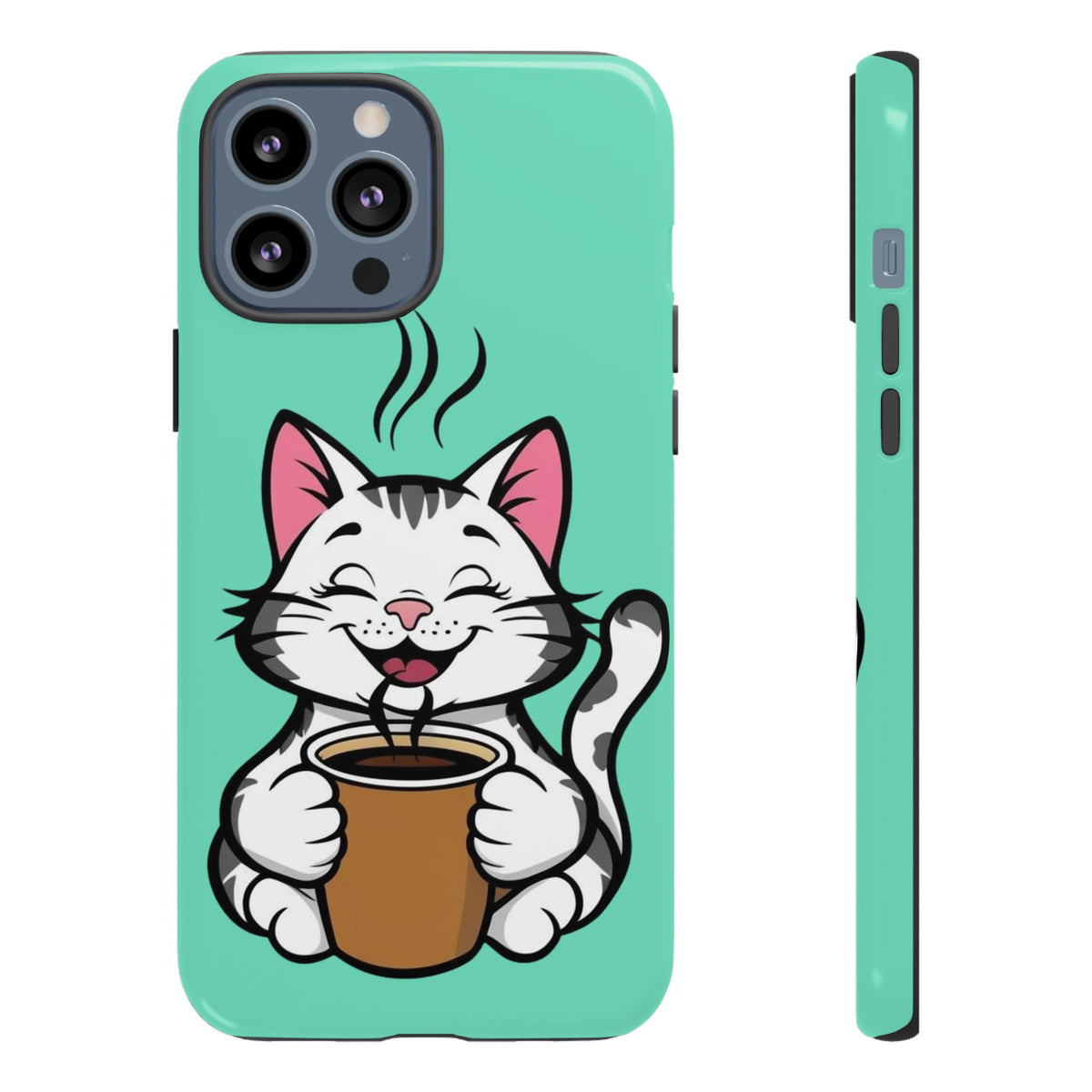 Custom Printed Cat iPhone Protective Case