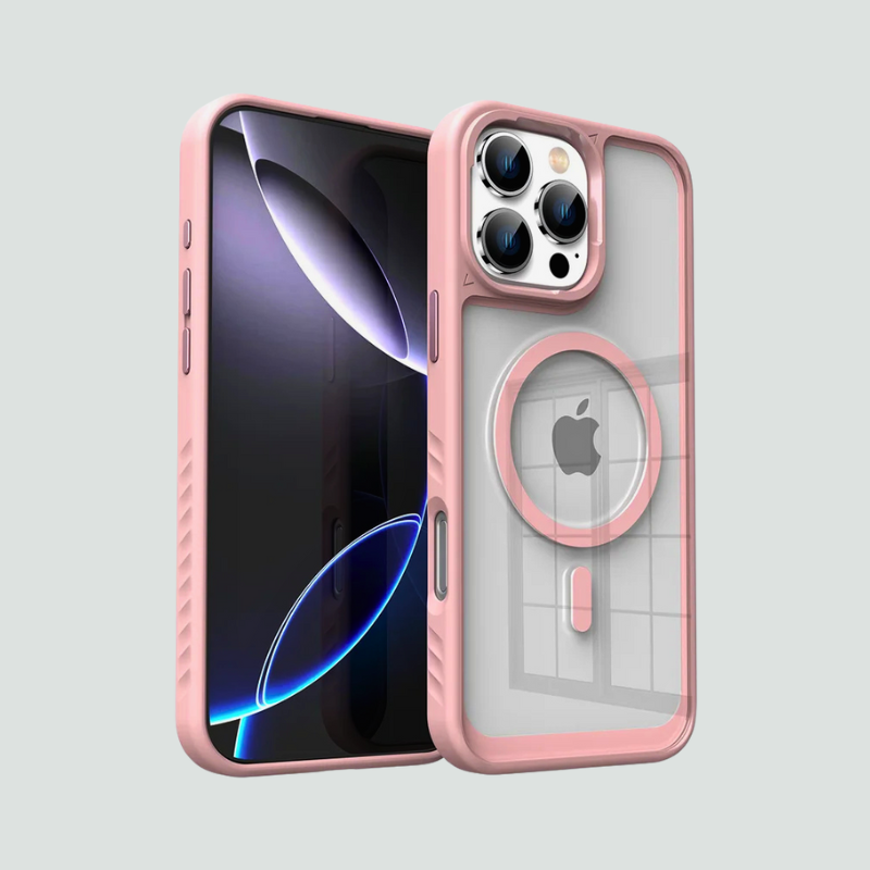 iPhone MagSafe Clear Case | Luxury Acrylic Shockproof Cover - Styleeo