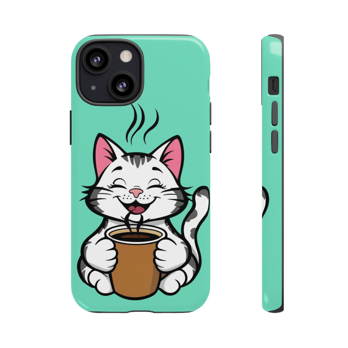 Custom Printed Cat iPhone Protective Case