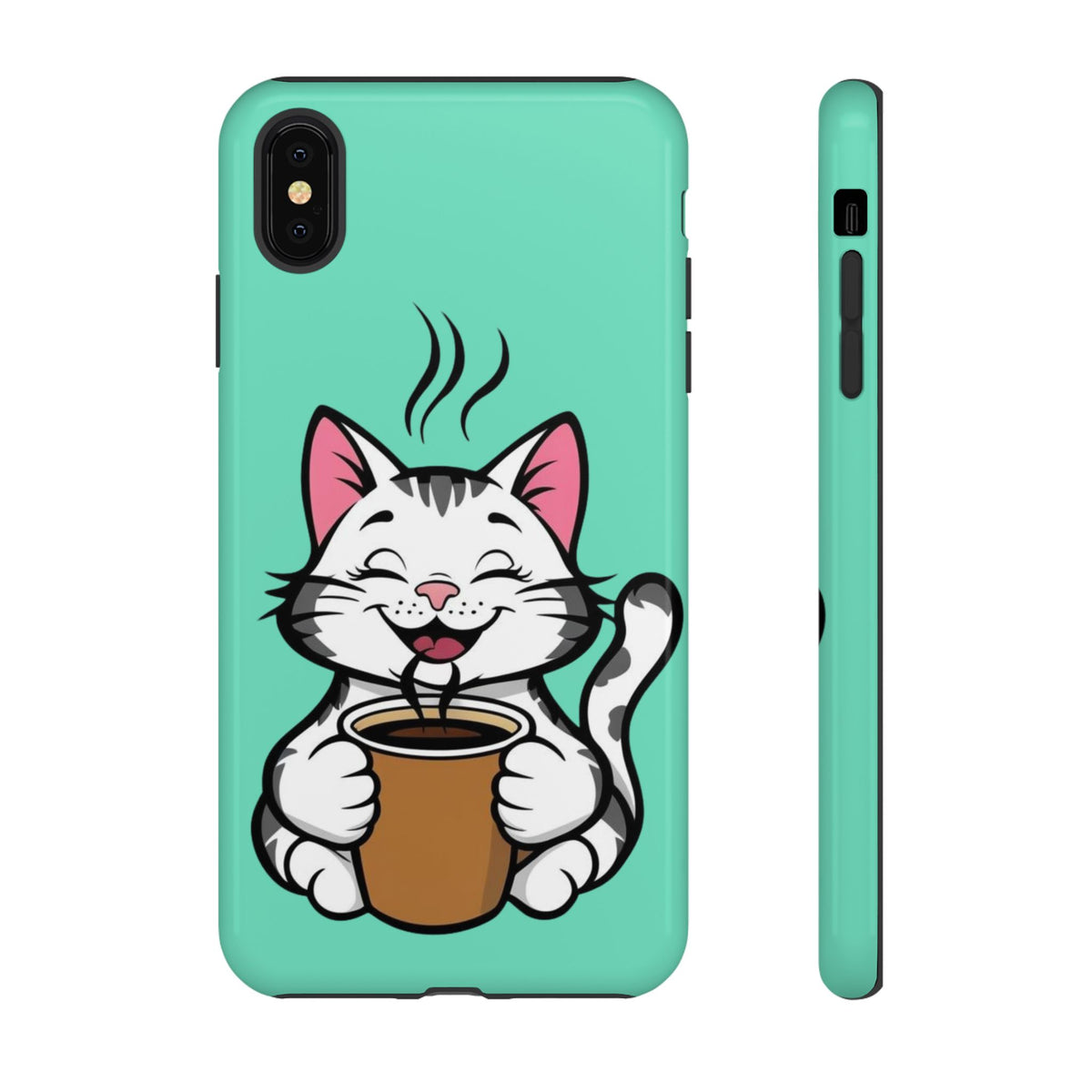 Custom Printed Cat iPhone Protective Case