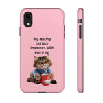 Custom Cat Print iPhone Dual Layer Protective Case