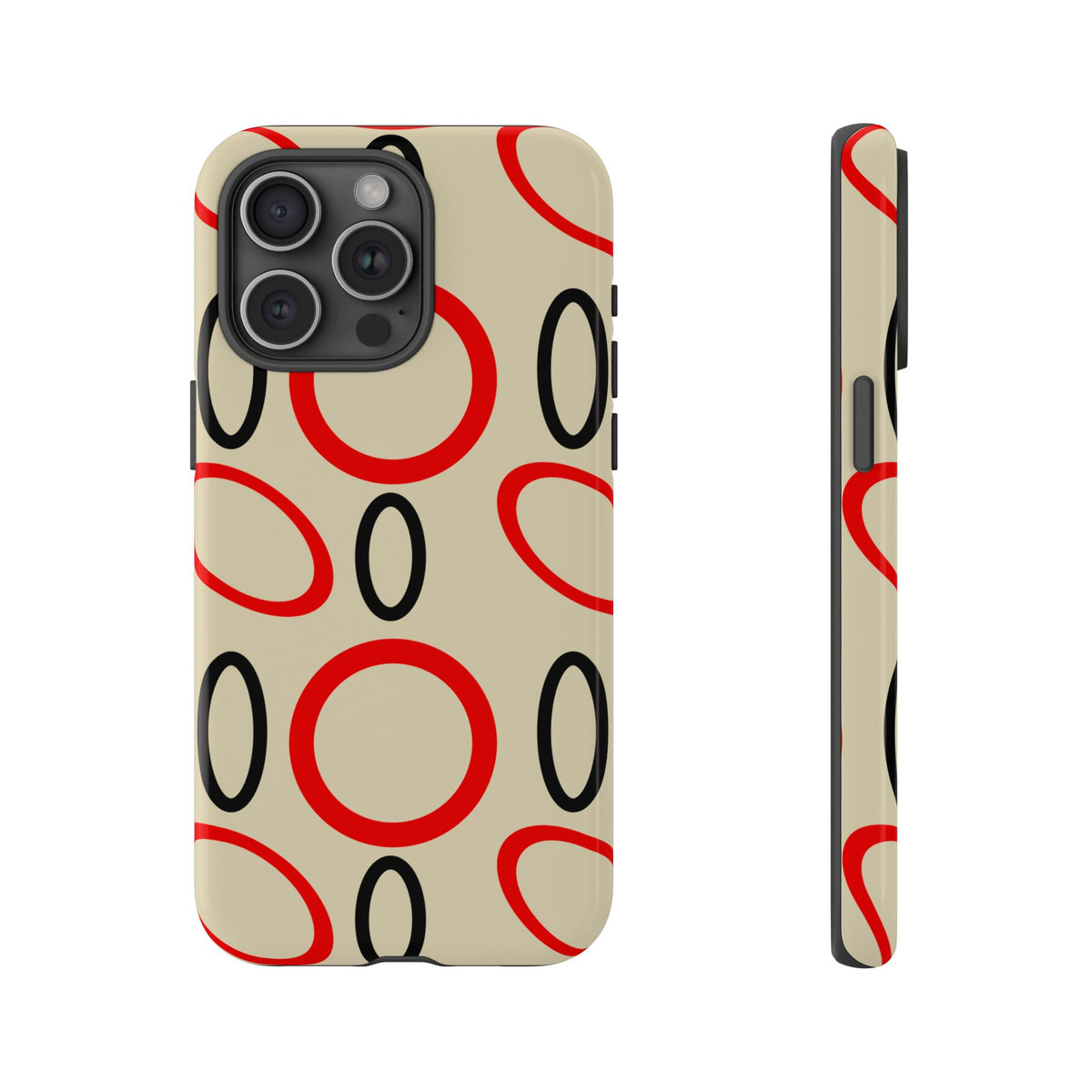 Custom Circle Print iPhone Case