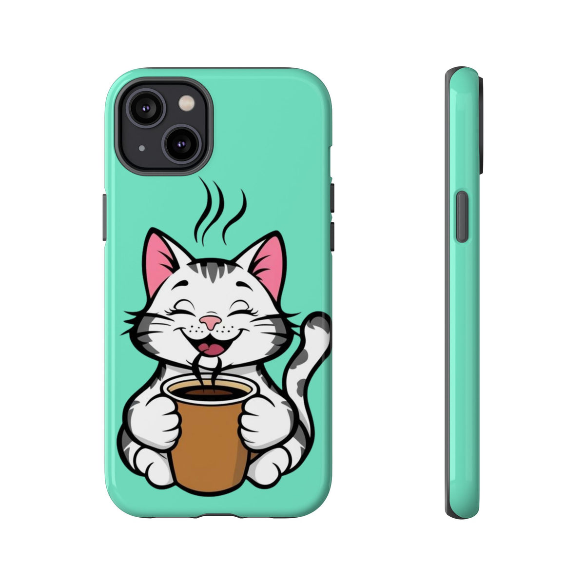 Custom Printed Cat iPhone Protective Case