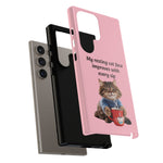 Custom Cat Print Samsung Dual Layer Protective Case