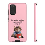 Custom Cat Print Samsung Dual Layer Protective Case