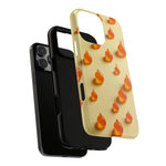 Custom Printed Orange Drops iPhone Case