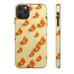 Custom Printed Orange Drops iPhone Case