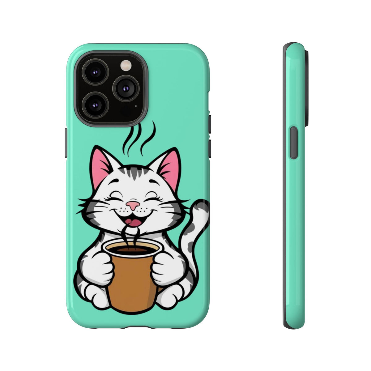 Custom Printed Cat iPhone Protective Case