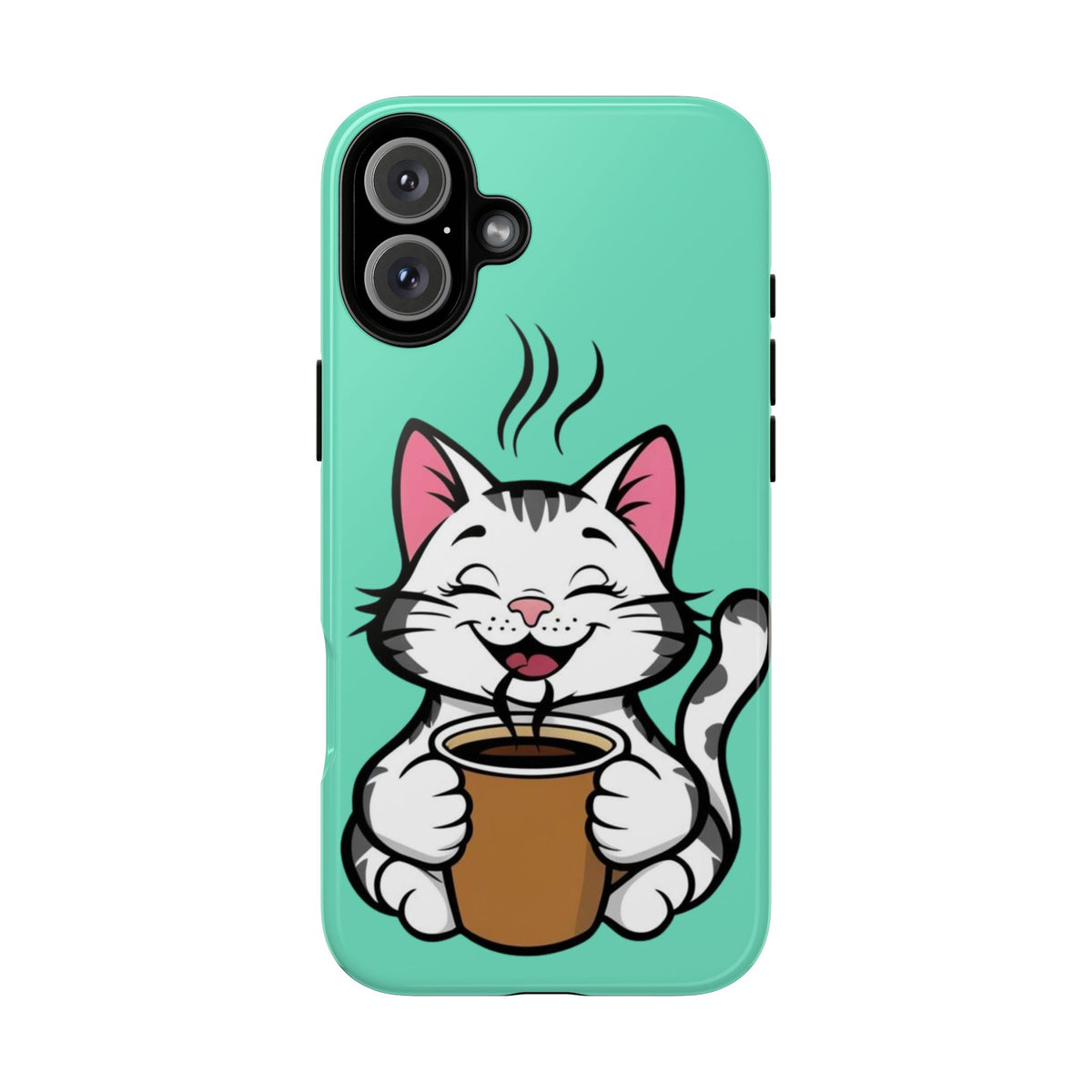 Custom Printed Cat iPhone Protective Case