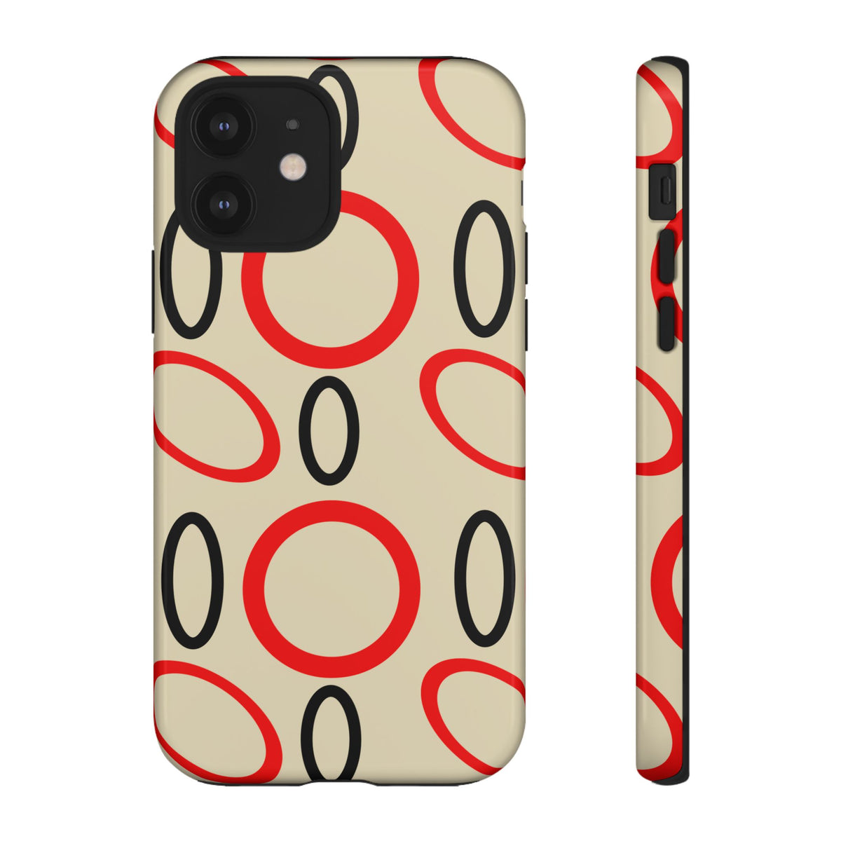 Custom Circle Print iPhone Case