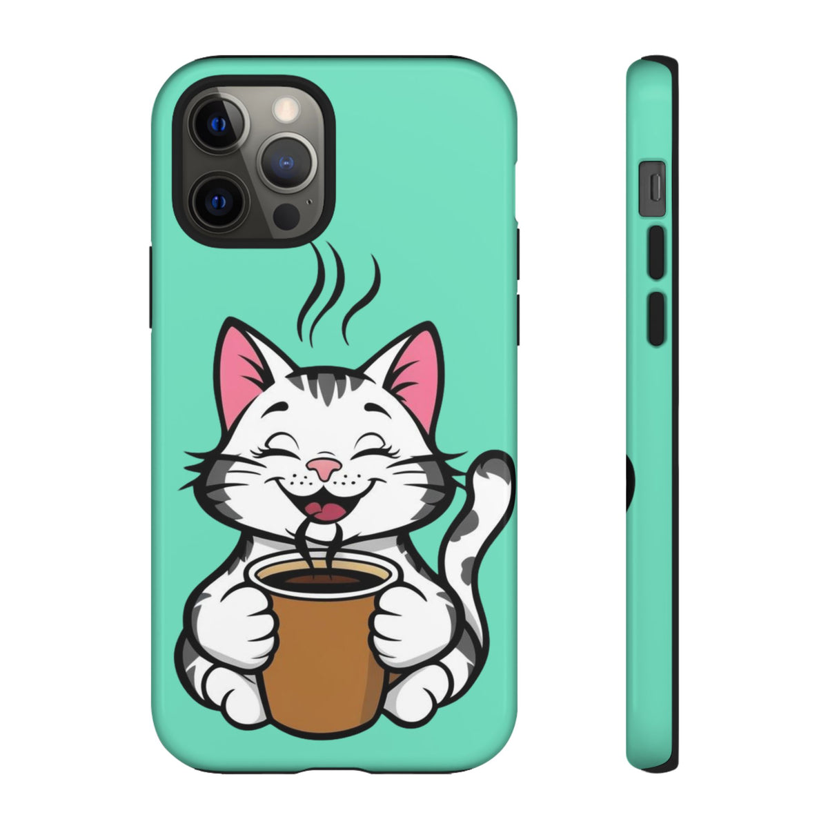 Custom Printed Cat iPhone Protective Case