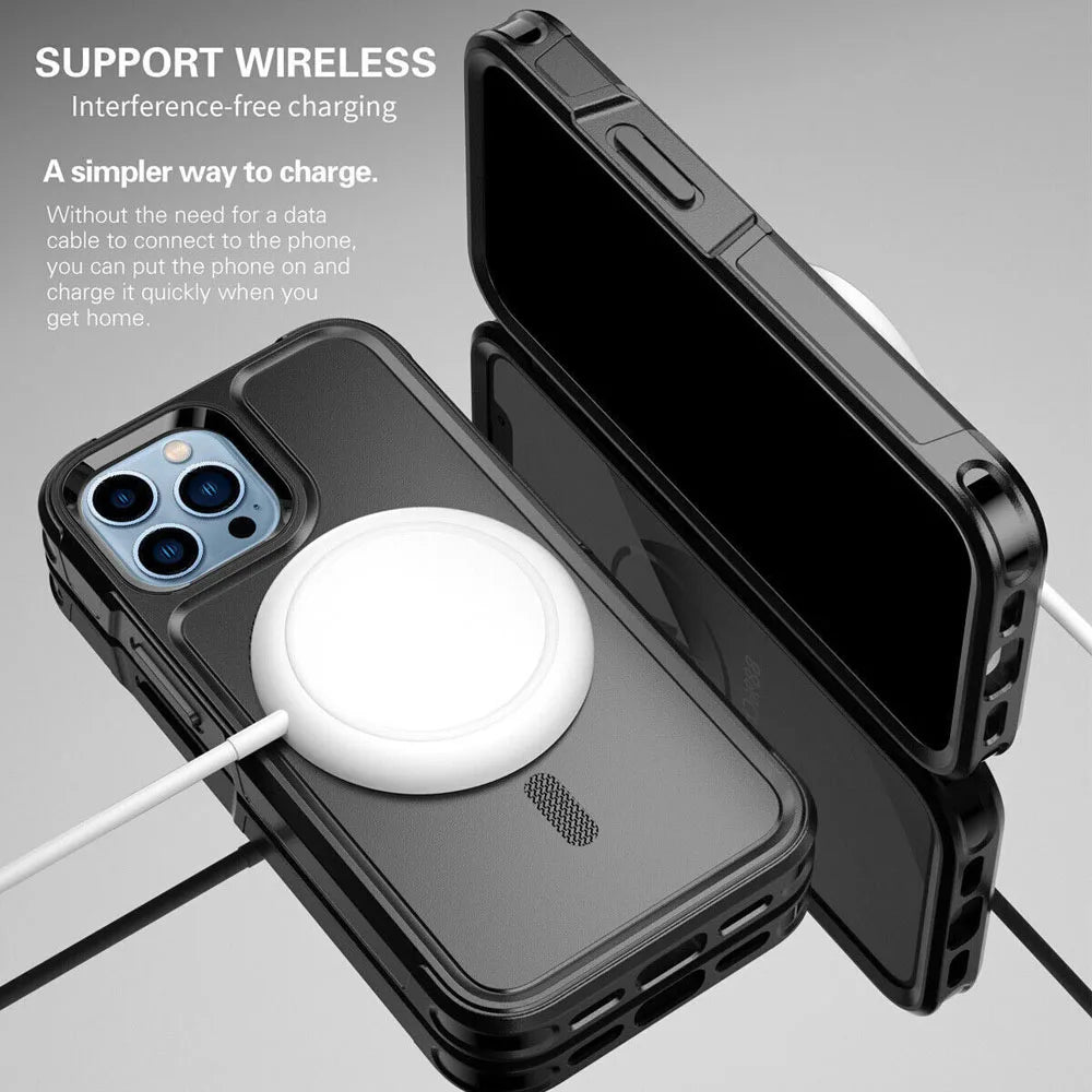 MagSafe iPhone Case | Shockproof Rugged Hybrid Cover - Styleeo