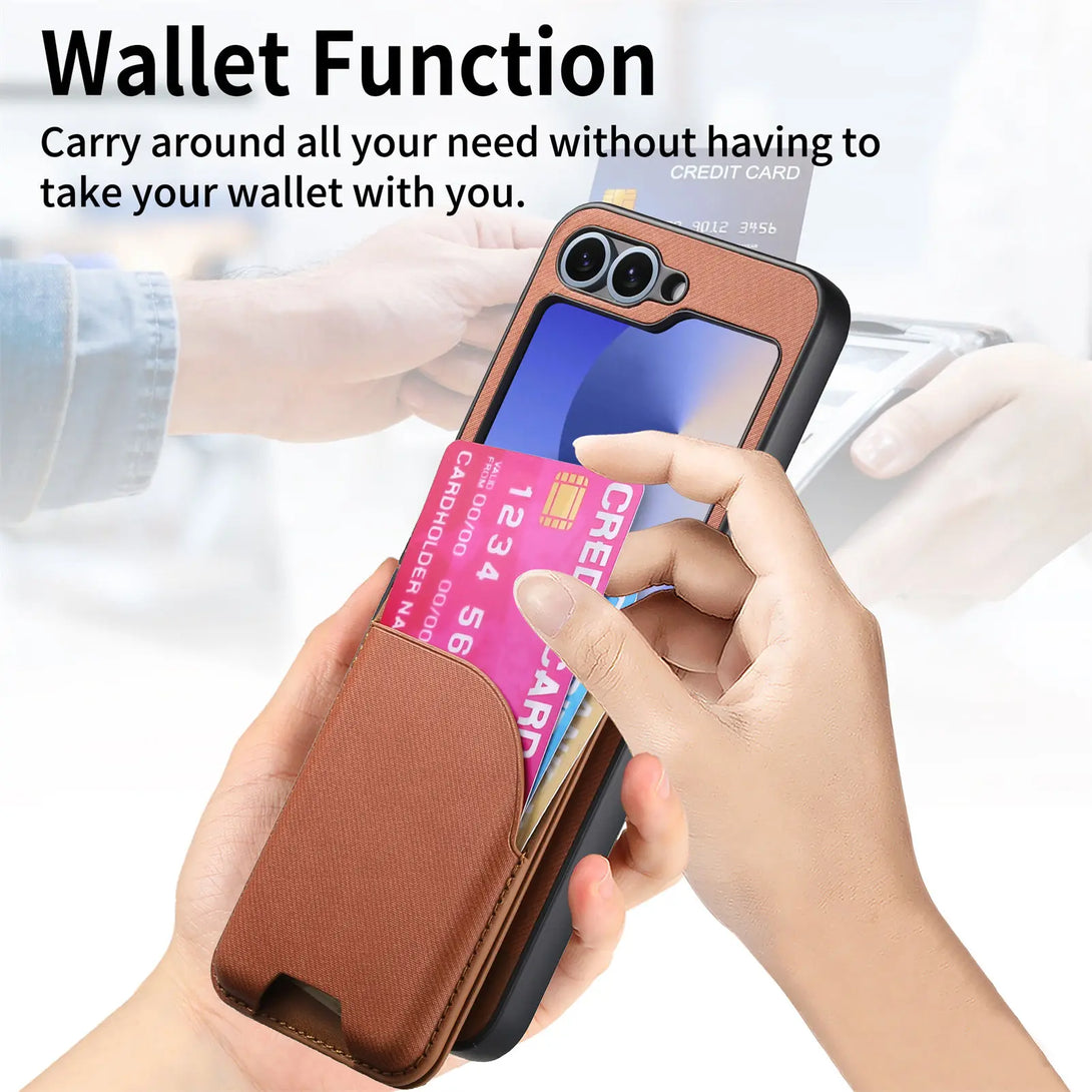 Samsung Z Flip Detachable Wallet Case - Styleeo