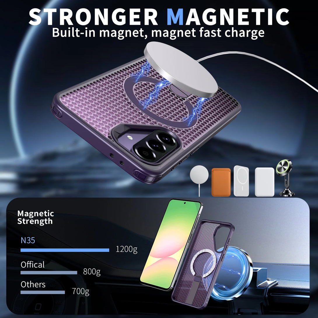 Shockproof Samsung Galaxy Wireless Charging Case - Styleeo