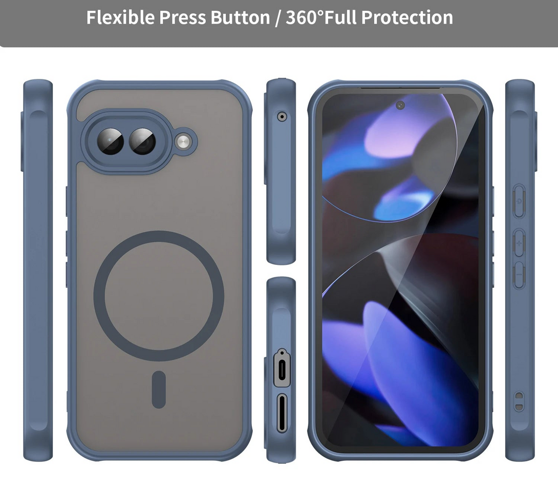 Google Pixel 9A Matte Wireless Charging Case - Styleeo