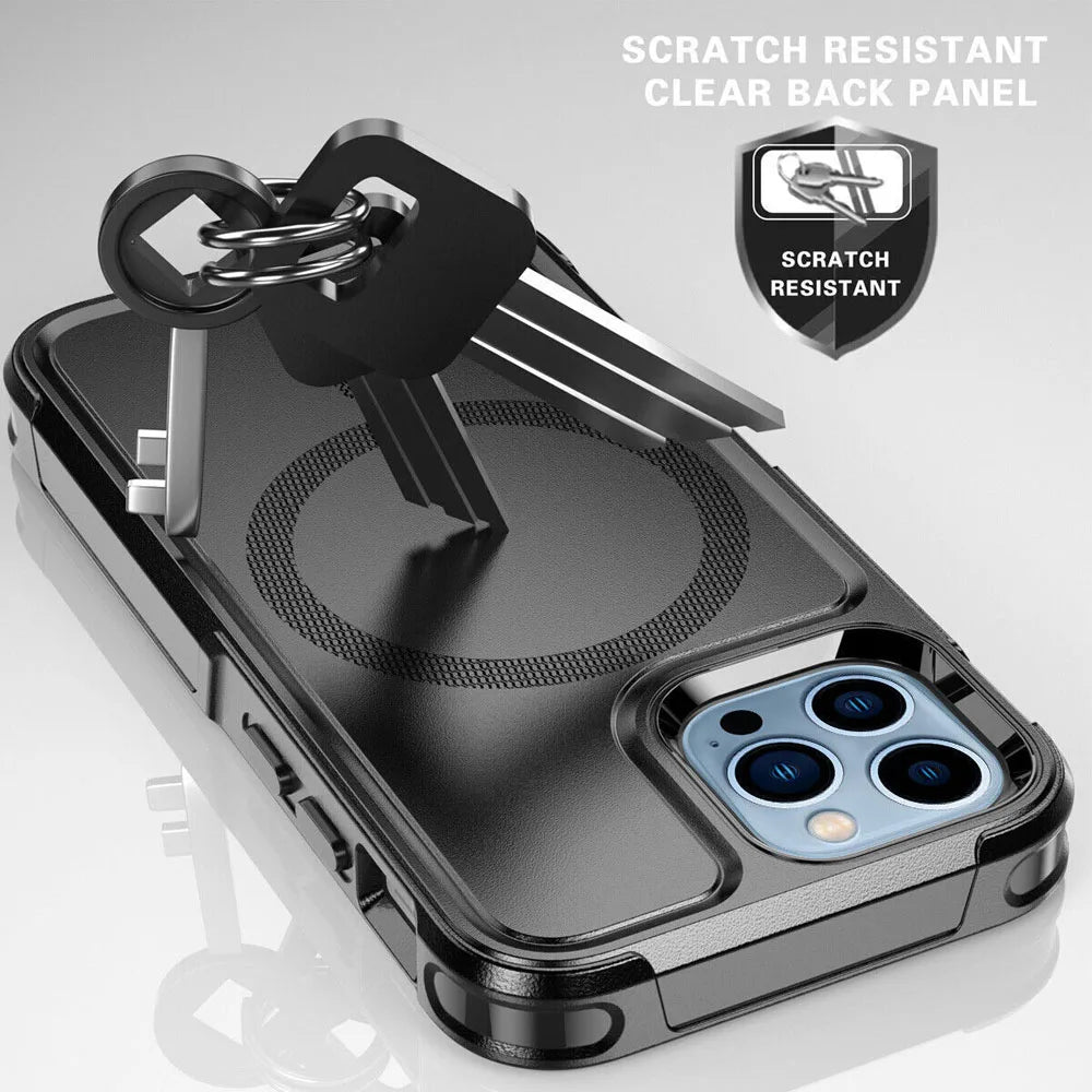 MagSafe iPhone Case | Shockproof Rugged Hybrid Cover - Styleeo