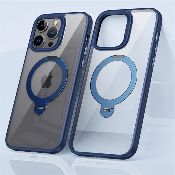 Shockproof iPhone Ring Holder Clear Case - Styleeo
