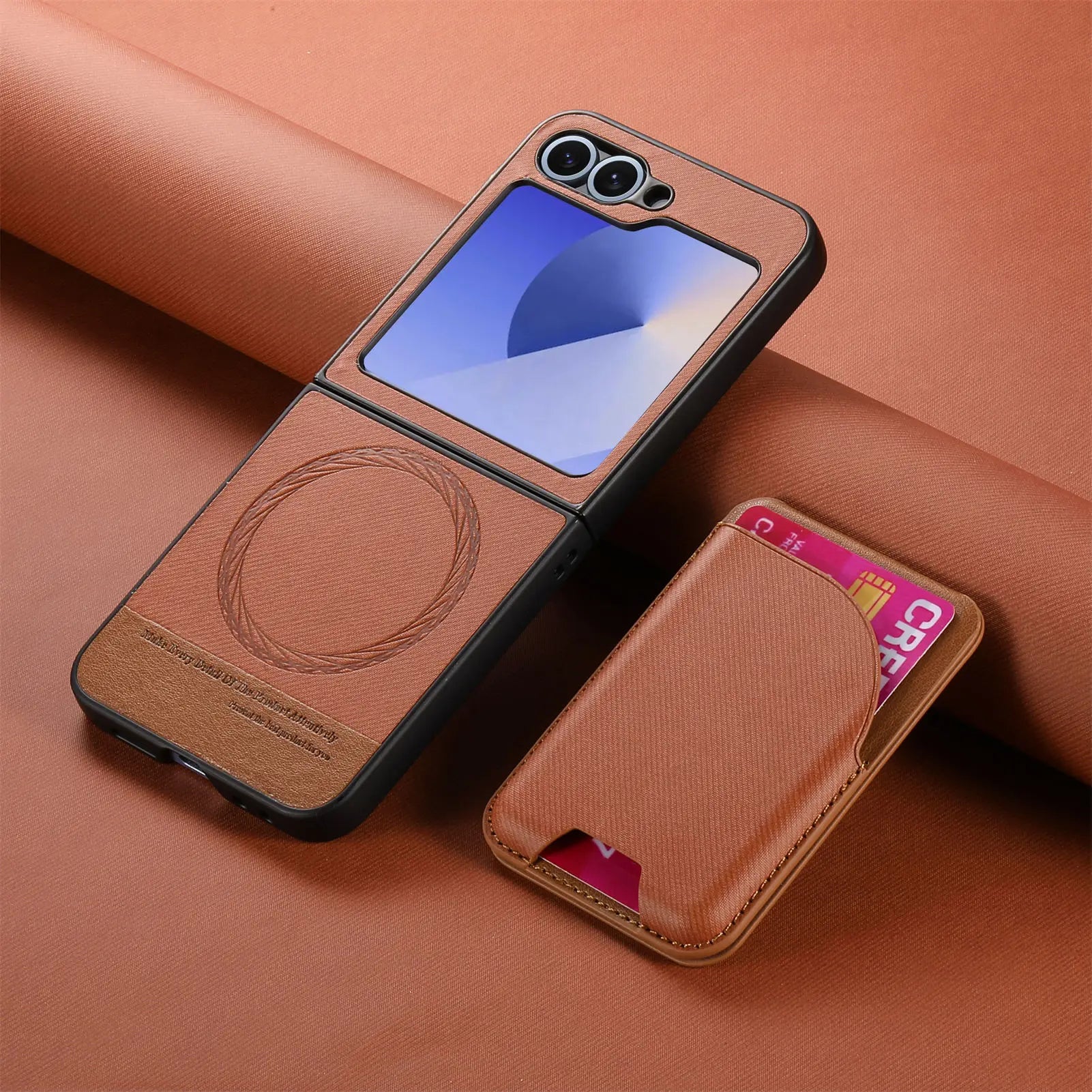 Detachable Leather Samsung Galaxy Z Flip 7/FE/6/5 Wallet Case