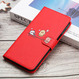 Animal Printed Magnetic Leather iPhone Flip Wallet Case