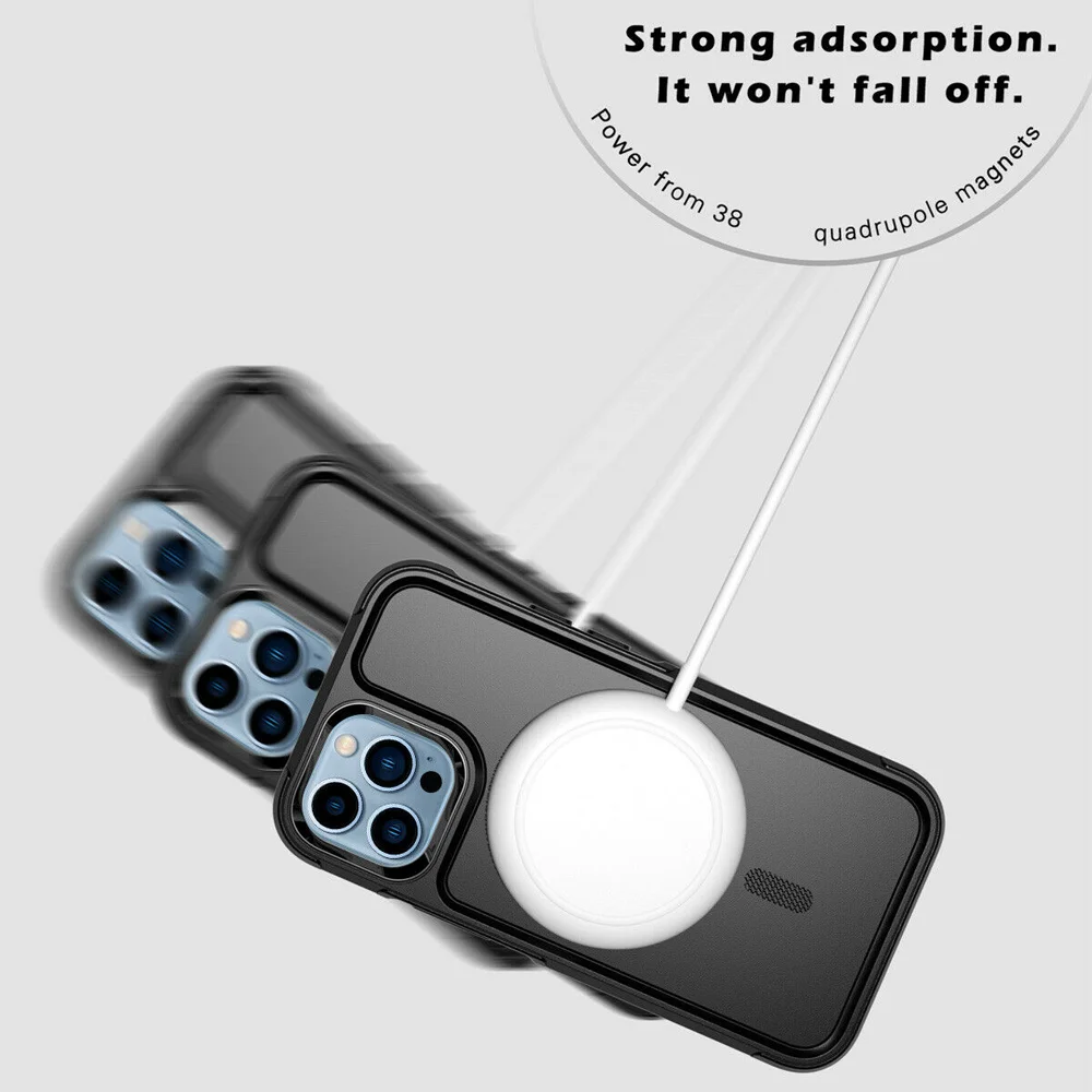 MagSafe iPhone Case | Shockproof Rugged Hybrid Cover - Styleeo