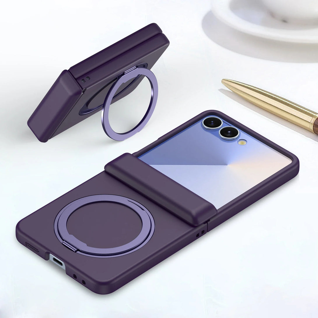 Samsung Galaxy Z Flip Ringholder Wireless Charging Case - Styleeo