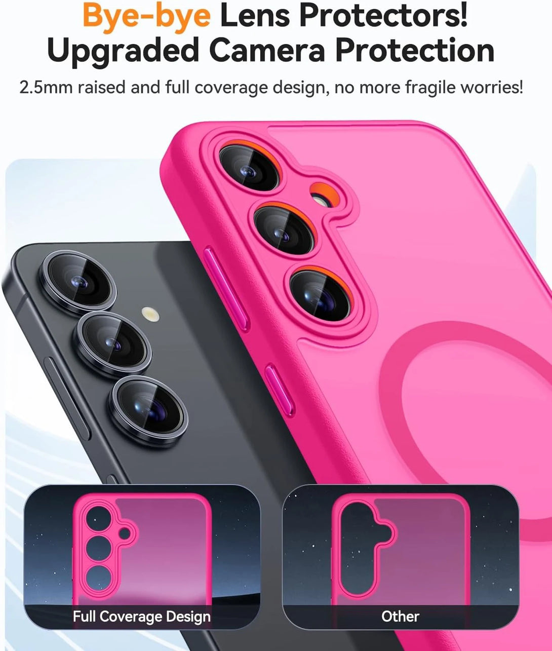 Samsung Galaxy Matte Clear Wireless Charging Case - Styleeo